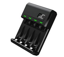 Green Cell GC VitalCharger Ni-MH AA and AAA Battery Charger with Micro USB and USB-C port (GRADGC01)