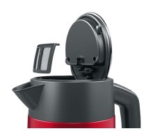 Bosch TWK4P434 electric kettle 1.7 L 2400 W Black, Red (TWK4P434)