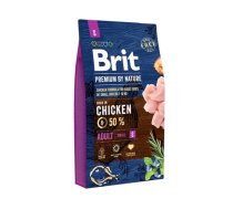 BRIT Premium by Nature Adult S Chicken - dry dog food - 1 kg (A1222A26571DEDB6BBDB76C417E1A7D9DB00239A)