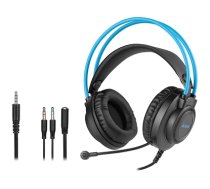 Headphones A4Tech FStyler FH200i blue (jack 3.5mm) A4TSLU46820 (6B22290A16C1F05B277FA7D512F21F0F5913A040)