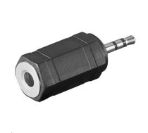 Adapter AV MicroConnect Jack 2.5mm - Jack 3.5mm czarny (AUDASM) (AUDASM)