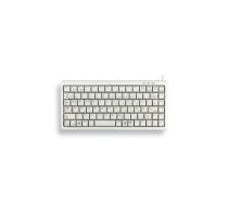 CHERRY G84-4100 COMPACT KEYBOARD Corded, USB/PS2, Light Grey, (QWERTY - UK) (G84-4100LCMGB-0)