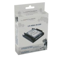 Einbaurahmen LC-Power 8,89cm(3,5") -> 2x6,35cm(2,5")SSD/HD (LC-ADA-35-225)