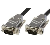 Kabel MicroConnect D-Sub (VGA) - D-Sub (VGA) 10m srebrny (MONGG10B-METAL) (MONGG10B-METAL)