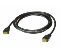 Aten High Speed HDMI Cable with Ethernet True 4K ( 4096X2160 @ 60Hz); 2 m HDMI Cable with Ethernet (2L-7D02H-1)
