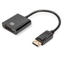 DIGITUS DisplayPort Adap./ Conv. DP-DVI (24+5) Cabel 15cm black (AK-340401-001-S)