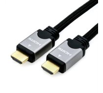 ROLINE HDMI High Speed Cable + Ethernet, M/M, black /silver, 10 m (11.04.5855)