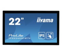 iiyama ProLite TF2234MC-B7X - LED monitor - 22" (21.5" viewable) - open frame - touchscreen - 1920 x 1080 Full HD (1080p) @ 60 Hz - IPS - 350 cd / m² - 1000:1 - 8 ms - HDMI, VGA, Displa (TF2234MC-B7X)