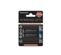 Panasonic Eneloop Pro Batteries AA 2500mAh rechargeable 2pcs. (BK-3HCDE/2BE)