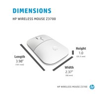 HP Z3700 Ceramic White Wireless Mouse 171D8AA