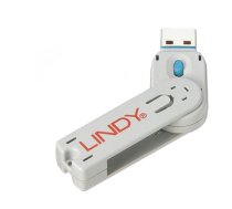 Lindy USB Type A Port Blocker Key, blue (40622)