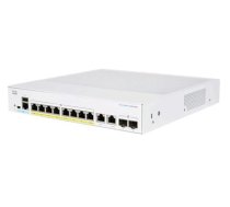 Cisco CBS250-8PP-E-2G-EU network switch Managed L2/L3 Gigabit Ethernet (10/100/1000) Silver (CBS250-8PP-E-2G-EU)