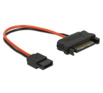 Cable Power SATA 15 pin plug  Power Slim SATA 6 pin receptacle 10 cm (84873)