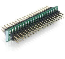 Delock Adapter 40 pin IDE male  40 pin IDE male (65089)