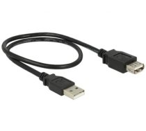 Delock Extension cable USB 2.0 Type-A male > USB 2.0 Type-A female 0.5 m black (83401)