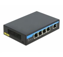 Delock Gigabit Ethernet Switch 4 Port PoE + 1 RJ45 (87764)