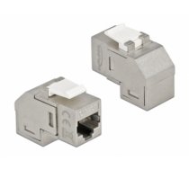 Delock Keystone Module RJ45 jack to RJ45 jack Cat.6A 90° angled (86997)