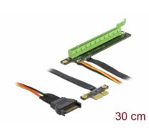 Delock Riser Card PCI Express x1 to x16 with flexible cable 30 cm (85762)