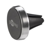 Goobay | Magnetic mount Metal Slim Design for smartphones (35mm) | 38685 | Black/Silver | Magnetic holder is suitable for almost every smartphone; Quick-Snap assembly technology for quick and  (38685)