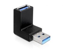 Delock Adapter USB 3.0 Type-A male  Type-A female angled 90 vertical (65339)