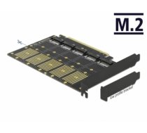 Delock PCI Express x16 Card to 5 x internal M.2 Key B / SATA (90435)