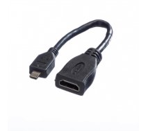VALUE HDMI High Speed Cable + Ethernet, A - D, F/M, 0.15 m (11.99.5584)