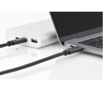 DIGITUS USB Type-C Gen2 Anschlusskabel, Type-C to C, 1m, sw (AK-300139-010-S)
