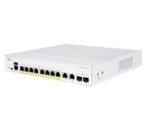 Cisco CBS350-8FP-E-2G-EU network switch Managed L2/L3 Gigabit Ethernet (10/100/1000) Silver (CBS350-8FP-E-2G-EU)