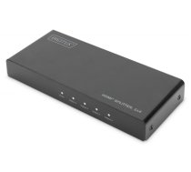 DIGITUS HDMI Splitter, 1x4, 4K / 60 Hz mit Downscaler (DS-45325)