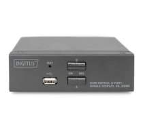 Digitus KVM Switch, 2 Port, Single Display, 4K, HDMI (DS-12870)