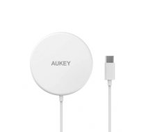 AUEKY Aircore Magnetic LC-A1 Wireless magnetic charger QI USB-C 15W White (E27A51E292B2859CD9E95856AB9C84BFE7D4D86F)