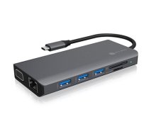 Stacja dokująca IB-DK4070-CPD 12w1,2xHDMI,AUDIO,CR,VGA  (IB-DK4070-CPD)