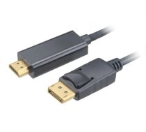 Kabel Akasa DisplayPort - HDMI 1.8m czarny (AK-CBDP20-18BK) (AK-CBDP20-18BK)