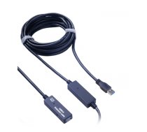 Kabel USB PremiumCord USB-A - USB-A 10 m Czarny (ku3rep10) (KU3REP10)