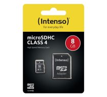 Karta Intenso MicroSDHC 8 GB Class 4  (3403460) (3403460)