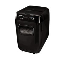 Fellowes AutoMax 200M paper shredder Micro-cut shredding Black (FELSHAM200M)