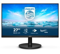 Philips V Line 272V8LA/00 computer monitor 68.6 cm (27") 1920 x 1080 pixels Full HD LED Black (A6977F3B794644E004FD24FAADE61E83B275F63A)