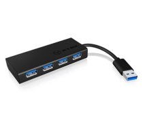 ICY BOX IB-AC6104-B USB 3.2 Gen 1 (3.1 Gen 1) Type-A 5000 Mbit/s Black (IB-AC6104-B)