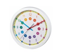 Hama Easy Learning Quartz clock Circle Multicolour, White (186395)