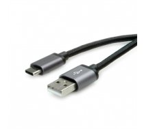 ROLINE USB 2.0 Cable, C - A, M/M, black, 0.8 m (11.02.9027)