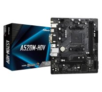 Płyta główna ASRock A520M-HDV (90-MXBE50-A0UAYZ)