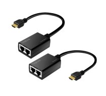 Extender HDMI do 30m, 1080p/60Hz, 0.3m  (HD0021)