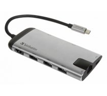 Verbatim USB-C Multiport hub HDMI LAN USB SD MicroSD (49142V)
