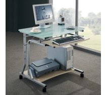 TECHLY Compact Desk for PC Metal Glass (305687)