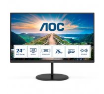AOC V4 Q24V4EA LED display 60.5 cm (23.8") 2560 x 1440 pixels 2K Ultra HD Black (Q24V4EA)