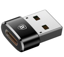 Adapteris Baseus Converter USB Male To Type-C Female Black (CAAOTG-01)