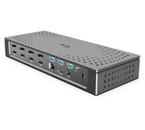 i-tec Universal USB 3.0/USB-C/Thunderbolt, Quattro 4K Display Docking Station + Power Delivery 100W (CAQUATTRODOCKPDPRO)