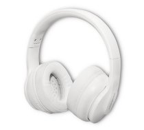 Słuchawki bezprzewodowe z mikrofonem | BT 5.0 AB | Białe  (50845)