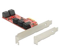 Delock PCI Express Card  10 x internal SATA 6 Gbs â Low Profile Form Factor (89384)