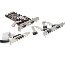 Delock PCI Express Card  4 x Serial, 1 x Parallel (89177)